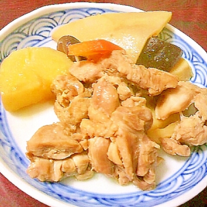 鶏肉とタケノコの煮物